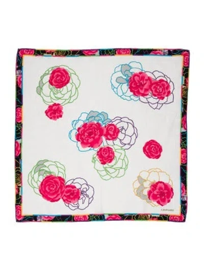 Pre-owned Leonard Printed Scarf In Pink