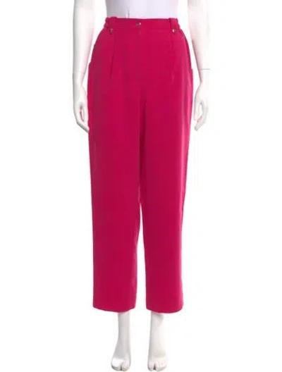Pre-owned Leonard Straight Leg Pants In Pink