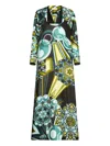 Leonard Tyhia Geometric-print Maxi Dress In Multi