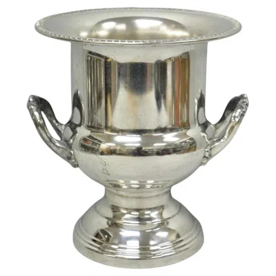 Pre-owned Leonard Vintage  Silver Plated Trophy Cup Urn Champagne Chiller Bar Ice Bucket