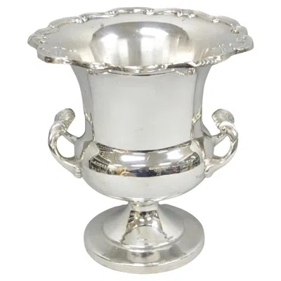 Pre-owned Leonard Vintage Towle Silver Plated Trophy Cup Urn Champagne Chiller Bar Ice Bucket