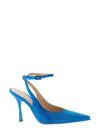 Leonie Hanne X Liu Jo Satin Slingback In Blue