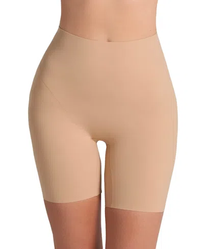 Leonisa Women's Airlift High-waisted Tummy Control Seamless Shaping Shorts In Neutral