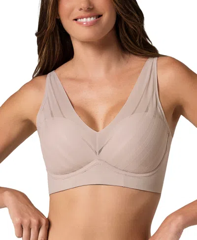 Leonisa Women's Daily Wireless Full-coverage T-shirt Bra In Multi
