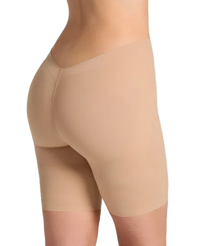 Leonisa Women's Invisiplunge Seamless Tummy Control High-waisted Shaper Shorts In Gold