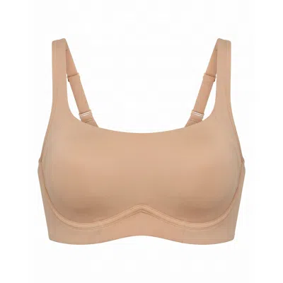 Leonisa Women's Neutrals Everyday Wireless Support Bra - Golden Beige