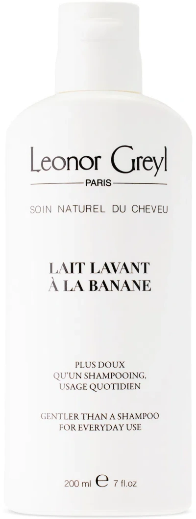 Leonor Greyl Lait Lavant À La Banane Shampoo, 200 ml In White