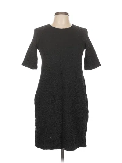 Pre-owned Leota Casual Dress In Black