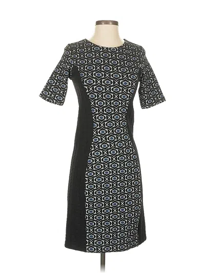 Pre-owned Leota Casual Dress In Black