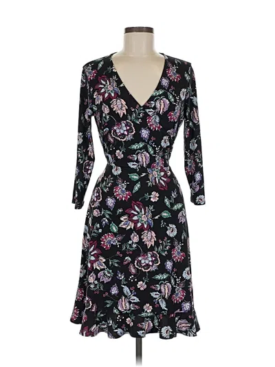 Pre-owned Leota Casual Dress In Black