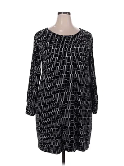 Pre-owned Leota Casual Dress In Black