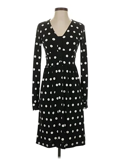 Pre-owned Leota Casual Dress In Black