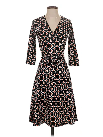 Pre-owned Leota Casual Dress In Black