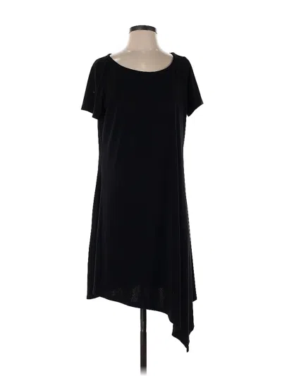 Pre-owned Leota Casual Dress In Black