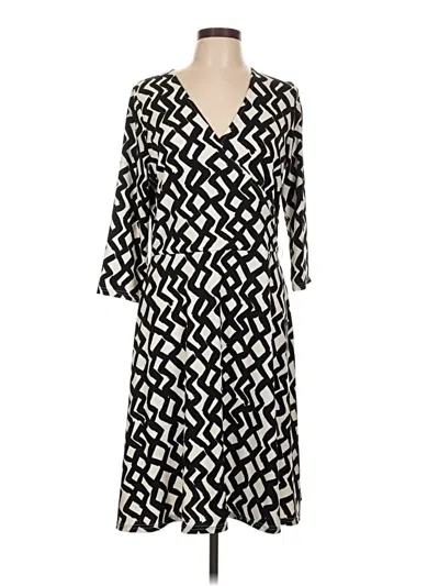 Pre-owned Leota Casual Dress In Black