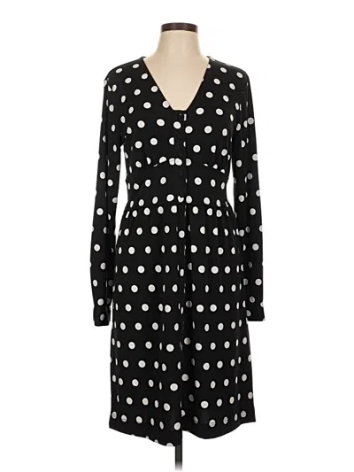 Pre-owned Leota Casual Dress In Black