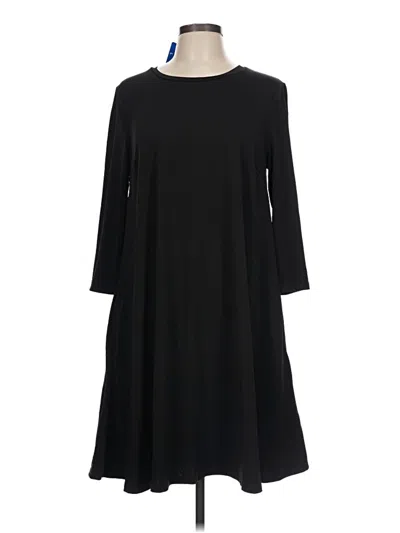 Pre-owned Leota Casual Dress In Black