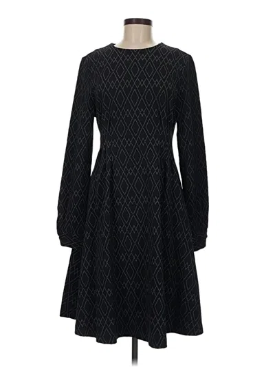 Pre-owned Leota Casual Dress In Black