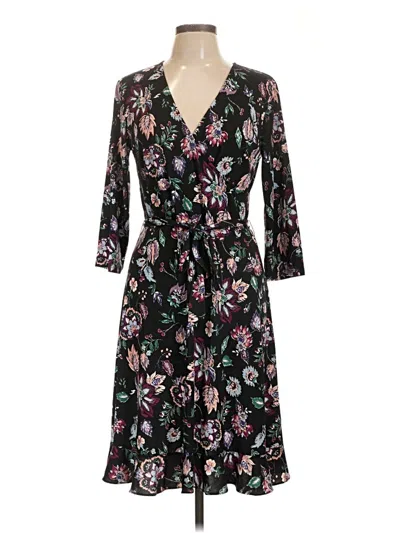 Pre-owned Leota Casual Dress In Black