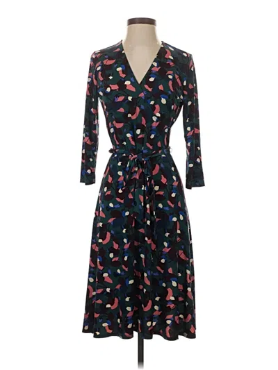 Pre-owned Leota Casual Dress In Black