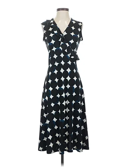 Pre-owned Leota Casual Dress In Black