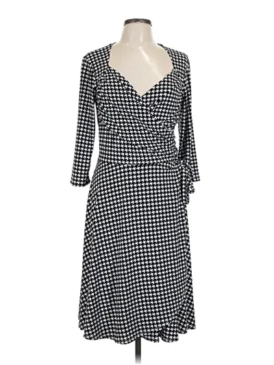 Pre-owned Leota Casual Dress In Black