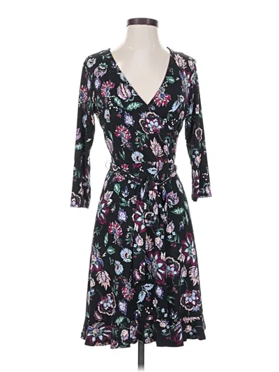 Pre-owned Leota Casual Dress In Black