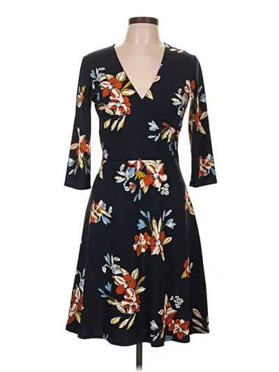 Pre-owned Leota Casual Dress In Black