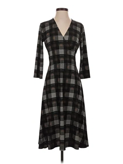 Pre-owned Leota Casual Dress In Black