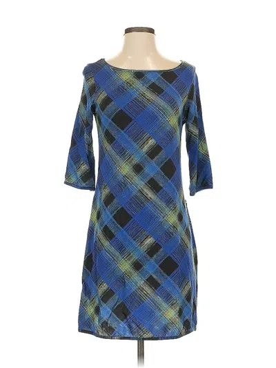 Pre-owned Leota Casual Dress In Blue