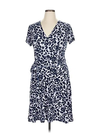 Pre-owned Leota Casual Dress In Blue