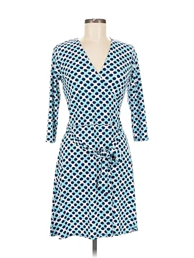 Pre-owned Leota Casual Dress In Blue