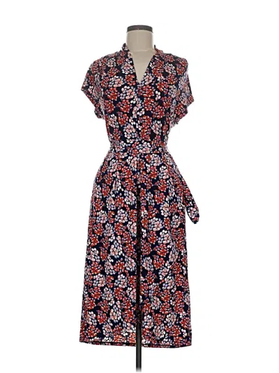 Pre-owned Leota Casual Dress In Blue