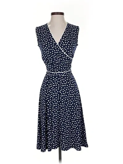 Pre-owned Leota Casual Dress In Blue