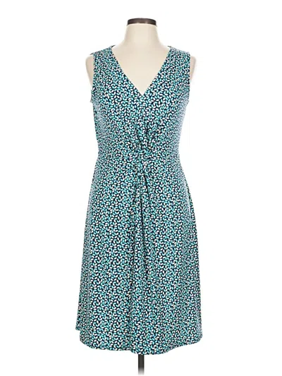 Pre-owned Leota Casual Dress In Blue