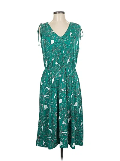 Pre-owned Leota Casual Dress In Blue