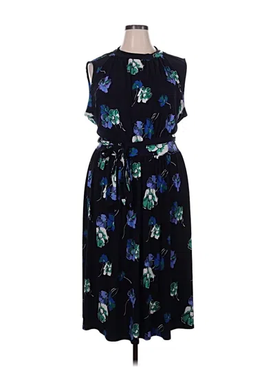 Pre-owned Leota Casual Dress In Blue