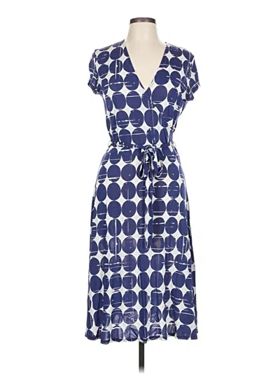 Pre-owned Leota Casual Dress In Blue