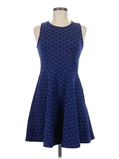 Pre-owned Leota Casual Dress In Blue