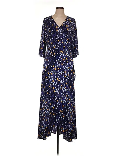 Pre-owned Leota Casual Dress In Blue