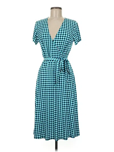 Pre-owned Leota Casual Dress In Blue