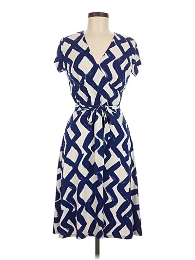 Pre-owned Leota Casual Dress In Blue