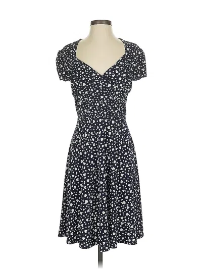 Pre-owned Leota Casual Dress In Blue