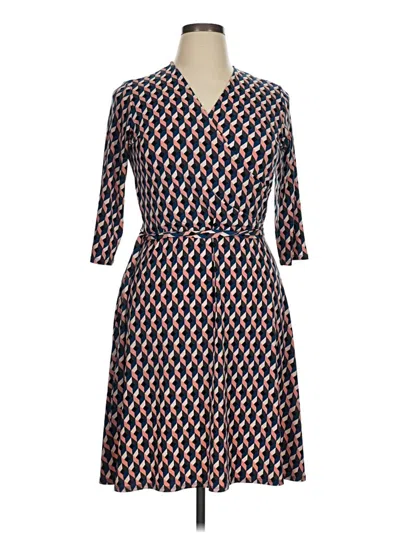 Pre-owned Leota Casual Dress In Blue