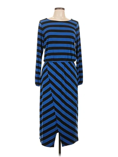 Pre-owned Leota Casual Dress In Blue