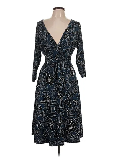 Pre-owned Leota Casual Dress In Blue
