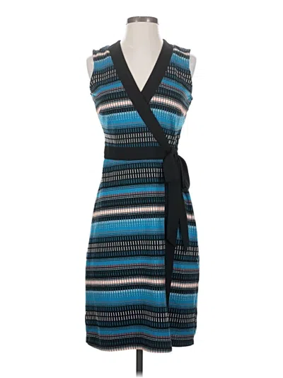 Pre-owned Leota Casual Dress In Blue