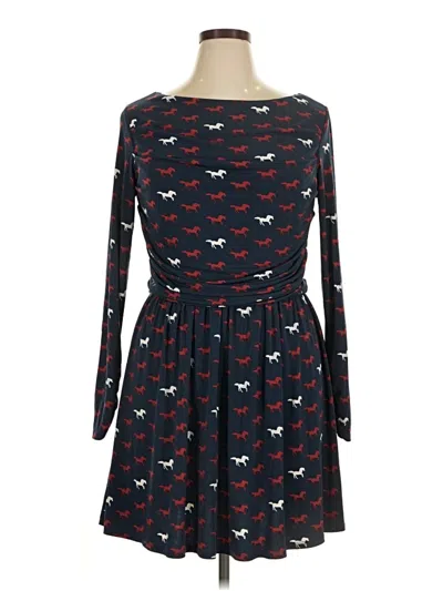 Pre-owned Leota Casual Dress In Blue
