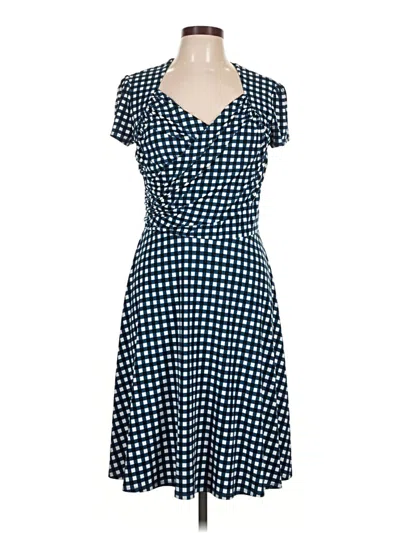 Pre-owned Leota Casual Dress In Blue