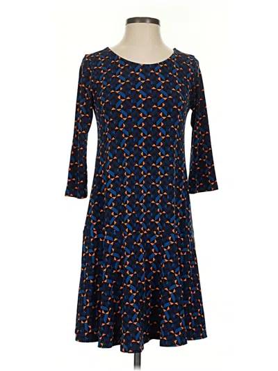 Pre-owned Leota Casual Dress In Blue